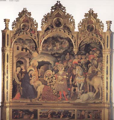 Gentile da Fabriano Adoration of the Magi (mk08)